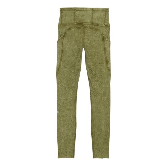 LULULEMON  Fast And Free High Rise Legging - Ice Wash Moss Green - Picture 2 of 2